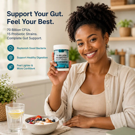 70 Billion Probiotic+ | Restore Your Gut
